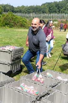 Janitronics Building Services Volunteers at Honey Pot Hill Orchards