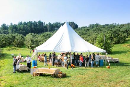 Janitronics Building Services Volunteers at Honey Pot Hill Orchards