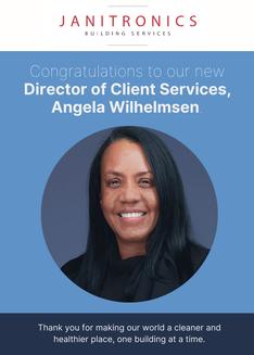 Janitronics Building Services Congratulates Angela Wilhelmsen