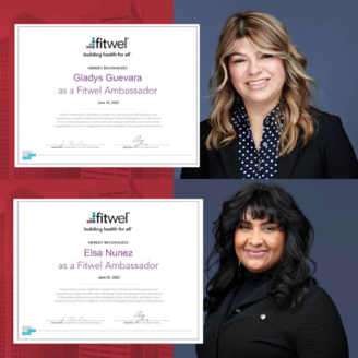 Janitronics Building Services Congratulates Gladys Guevara and Elsa Nunez