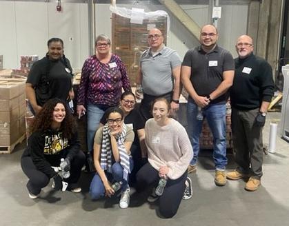 Janitronics Building Services Volunteers at the Greater Boston Food Bank