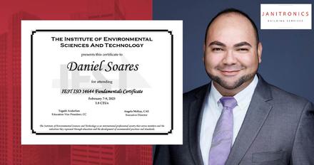 Janitronics Building Services Congratulates Daniel Soares